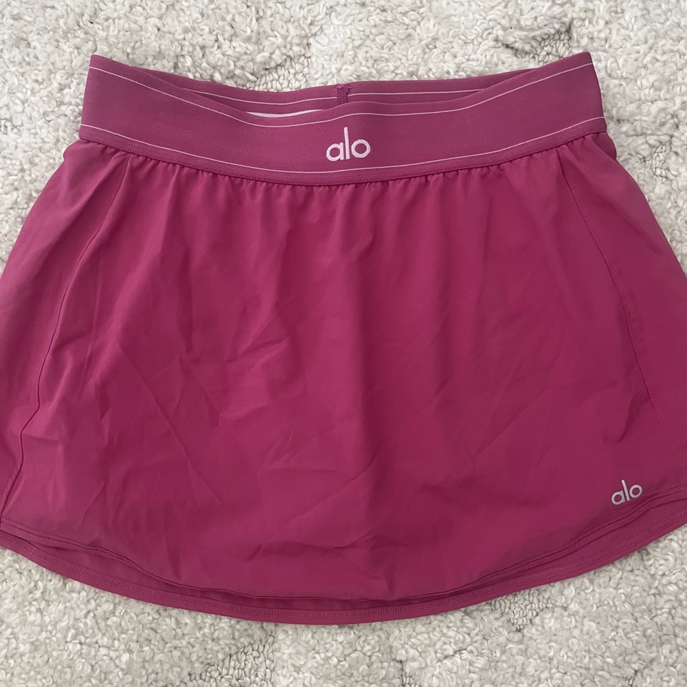 Alo Match Point Tennis Skirt | Pink Tennis Skirt